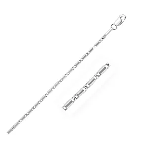 14k White Gold Lumina Pendant Chain 1.0mm-rx36271-18