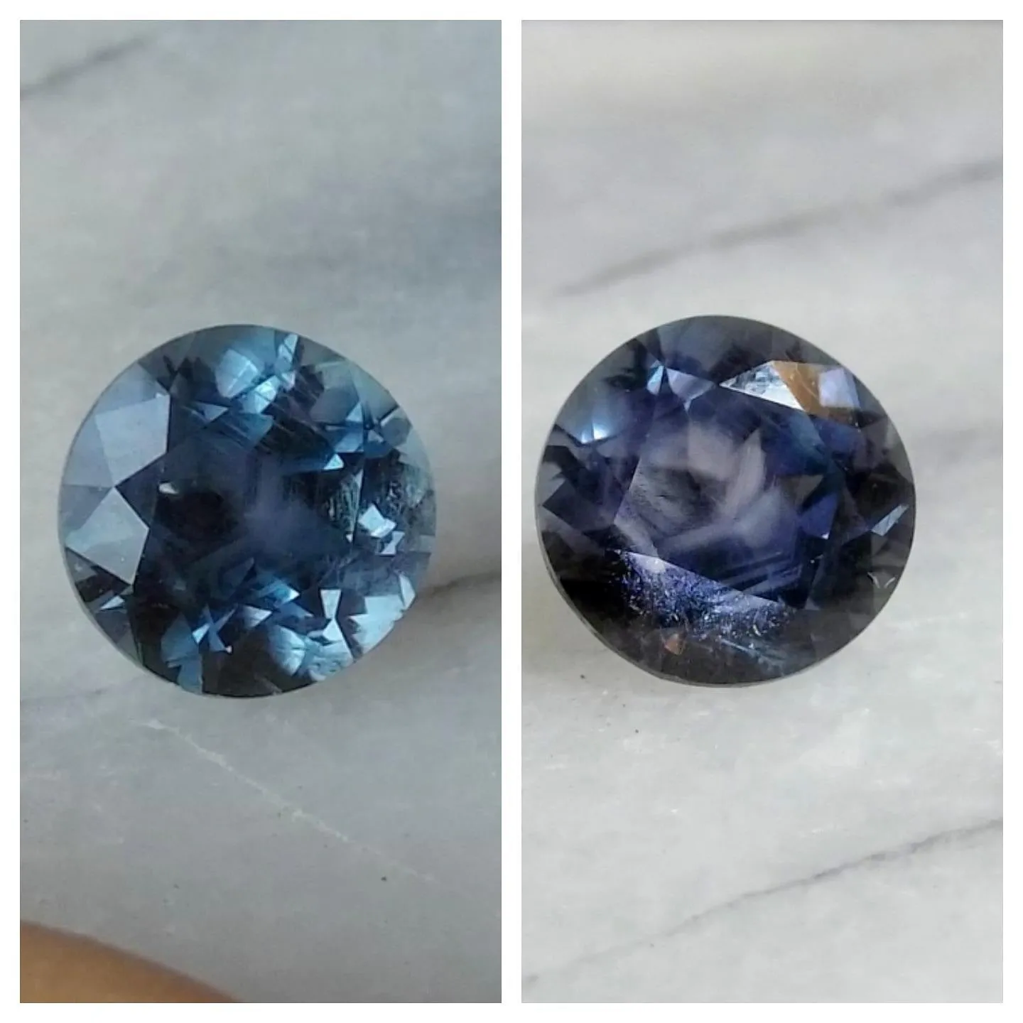 2.62ct BLUE TO PURPLE COLOR SHIFT MONTANA SAPPHIRE