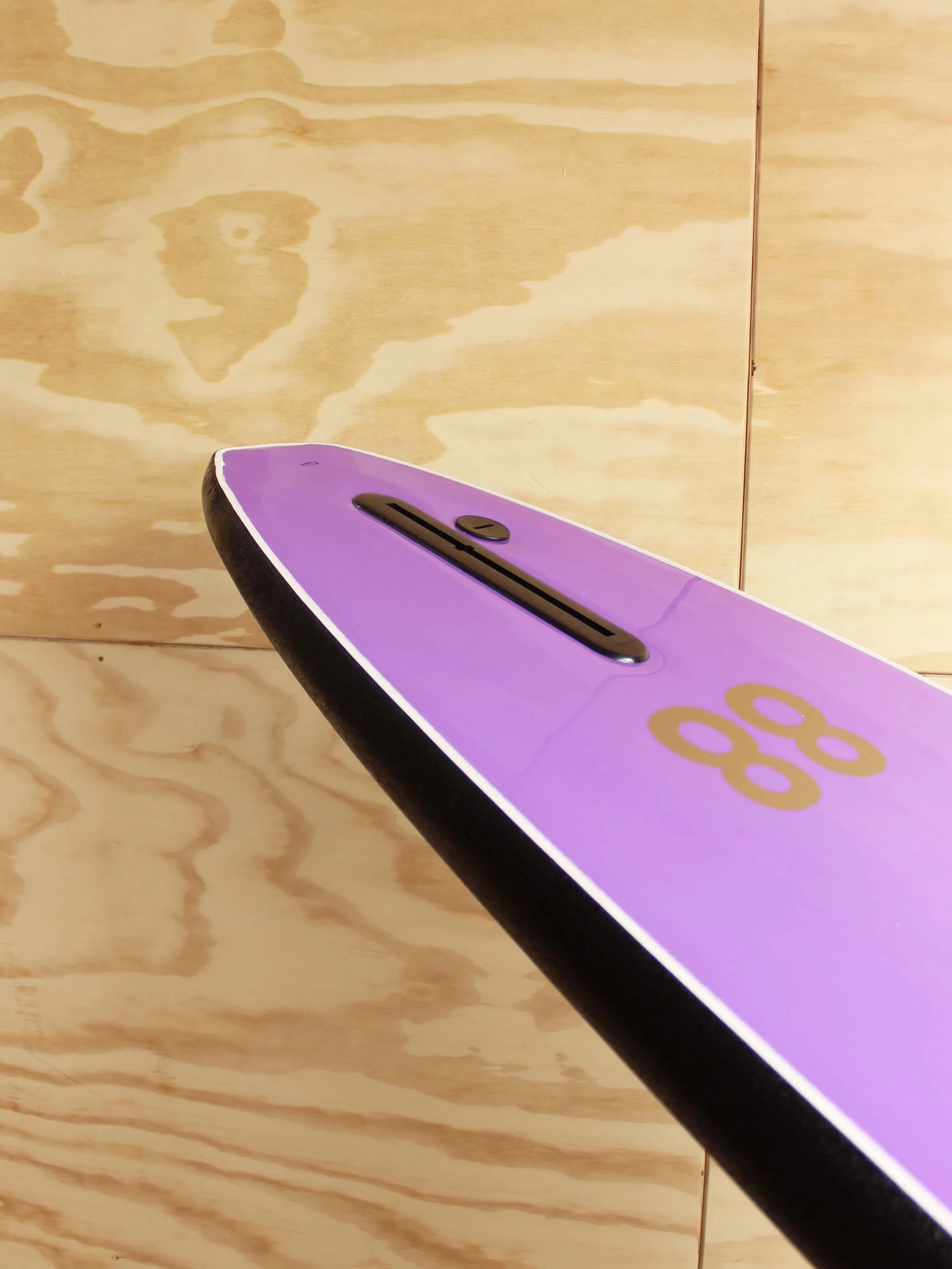 8'0 88 Surfboard ~ Black/Purple