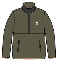 Adrift Recycled Polar Fleece - Khaki