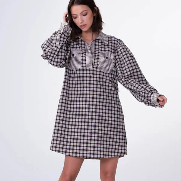 Aligne Greville Organic Cotton Mini Dress