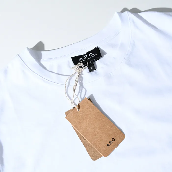 A.P.C.  |Crew Neck Plain Short Sleeves Logo Designers