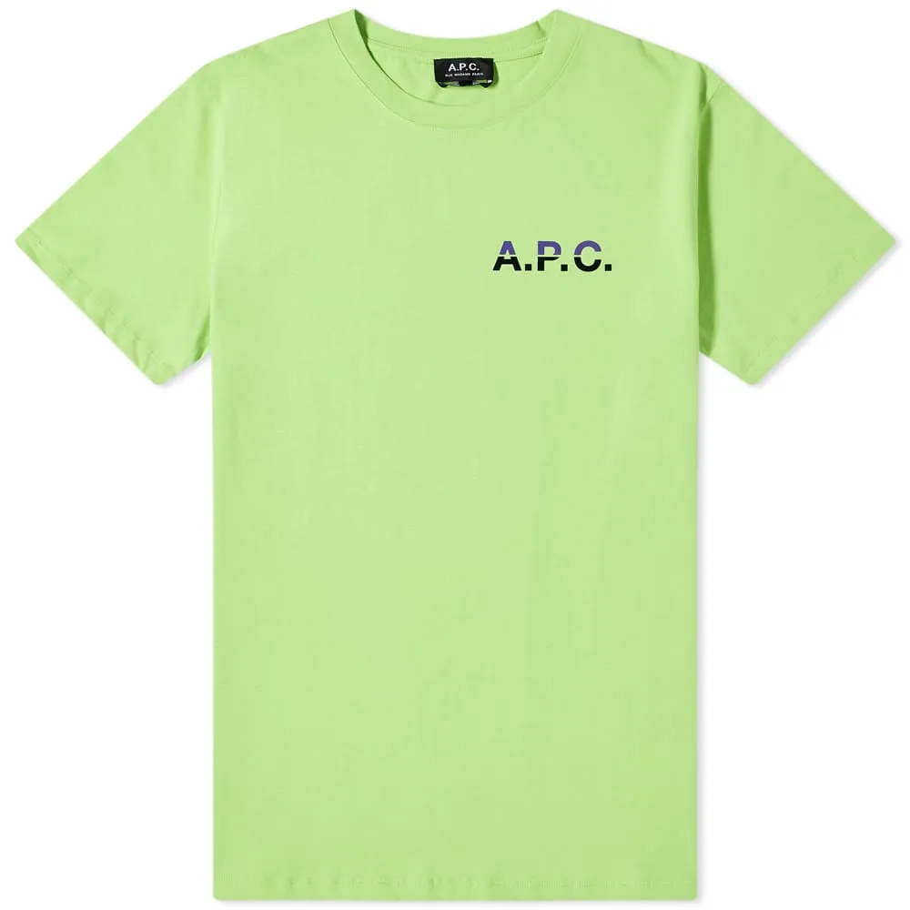 A.P.C. David TeeFluo Green