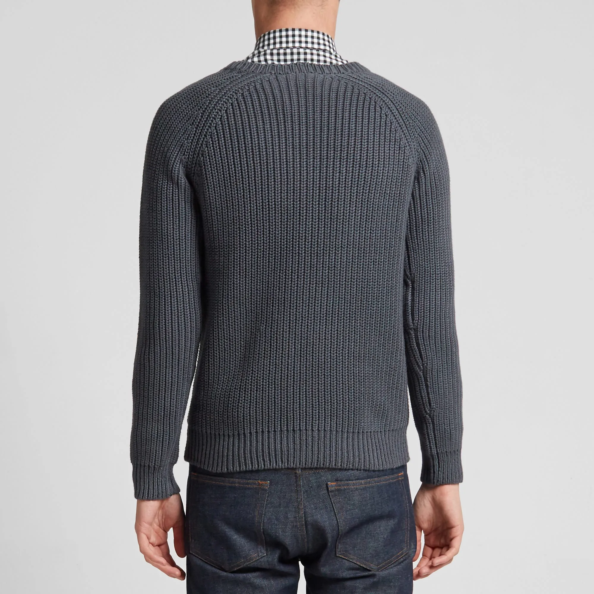 A.P.C. December Crew KnitBlue Steel