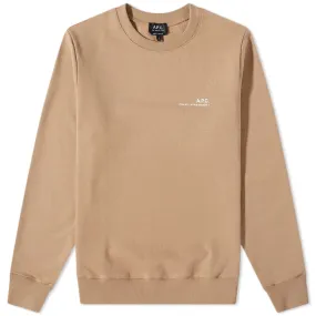 A.P.C. Item Logo Crew SweatBaa Beige