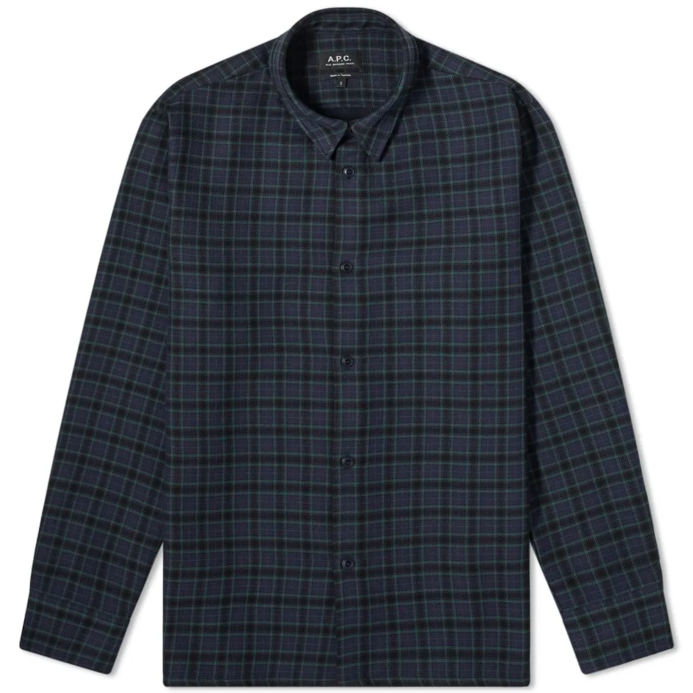 A.P.C. Land Check OvershirtNavy