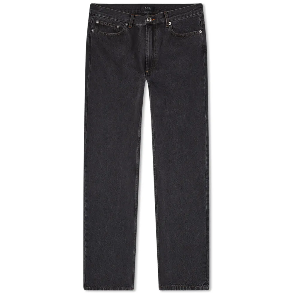 A.P.C. Martin Tapered JeansNoir Delave