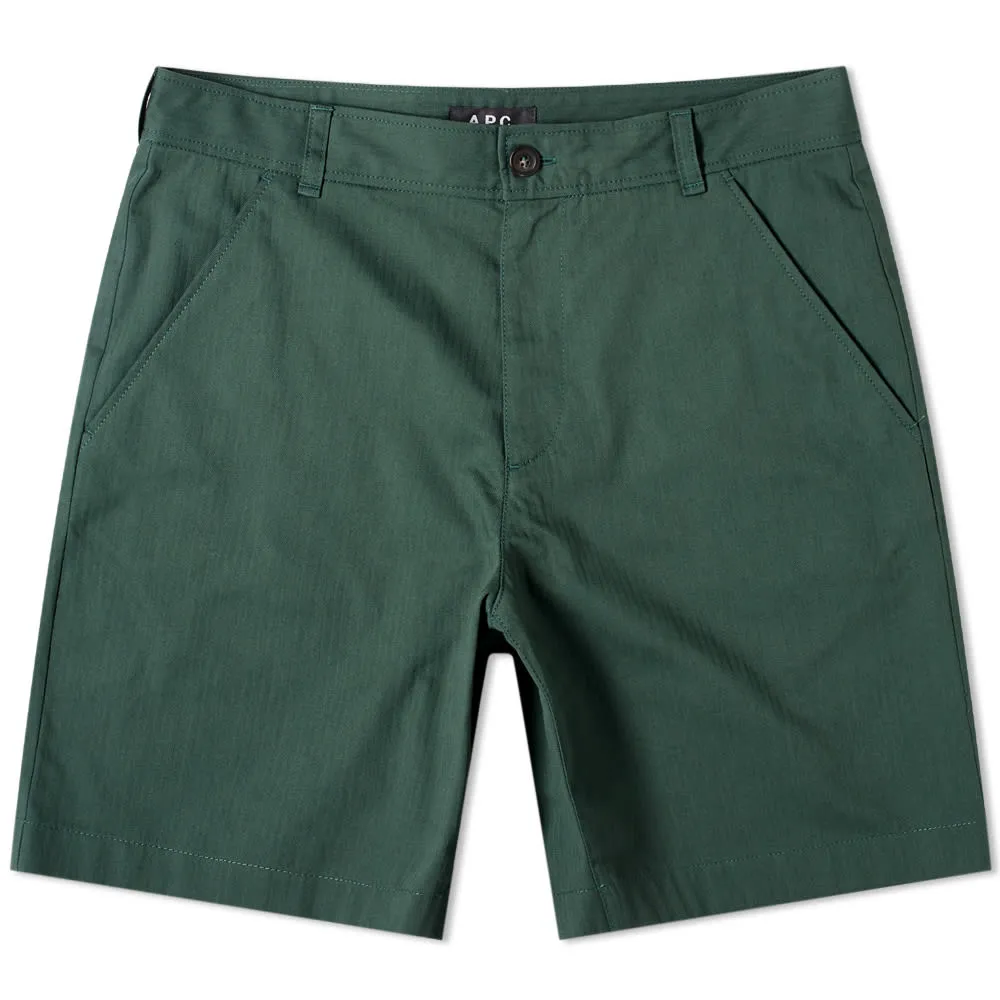 A.P.C. Meg Herringbone ShortOlive