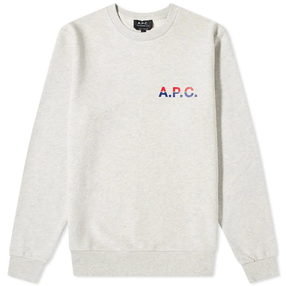 A.P.C. Michael Stripe SweatEcru