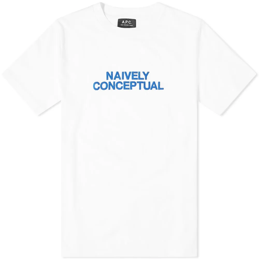 A.P.C. Naively Conceptual TeeWhite