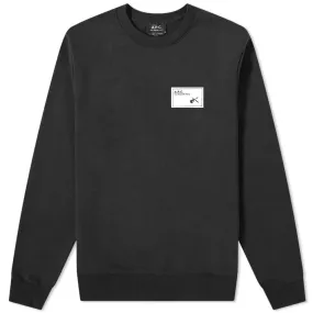 A.P.C. Neil Patch Logo SweatBlack