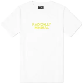 A.P.C. Radically Minimal TeeWhite