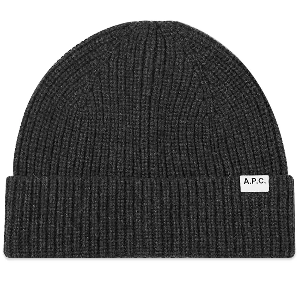 A.P.C. Samuel Lambswool BeanieAnthracite