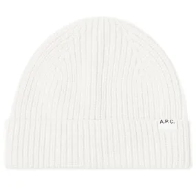 A.P.C. Samuel Lambswool BeanieWhite