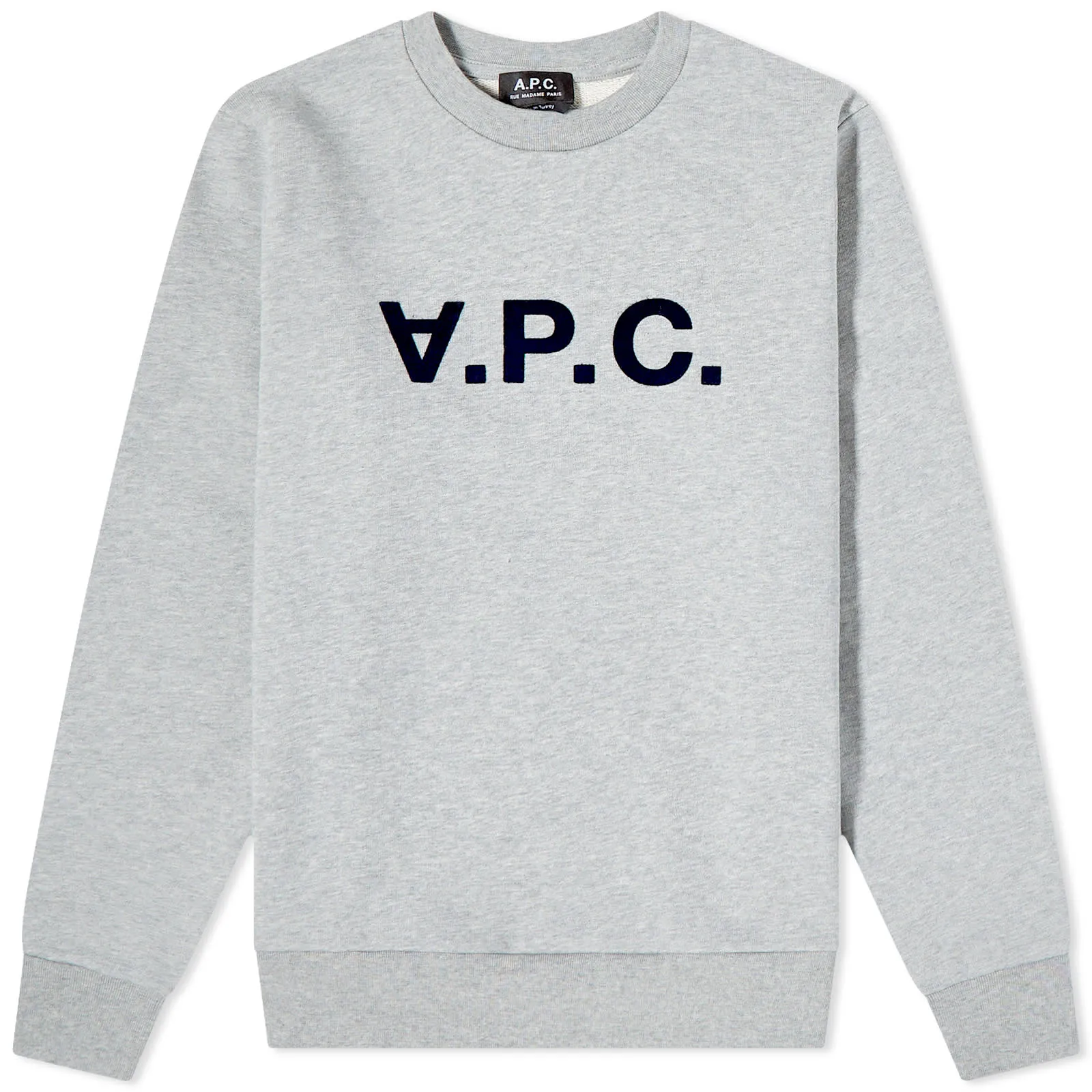 A.P.C. Viva Inverted Logo SweaterGrey