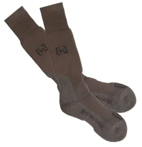 Banded Base Heavyweight Merino Wool Knee Length Sock