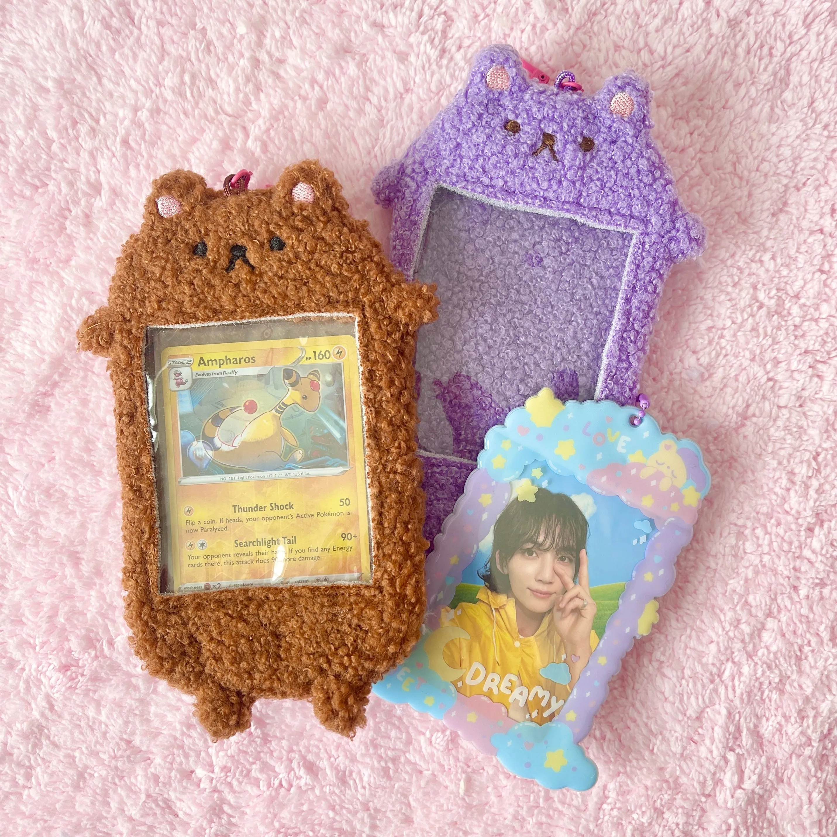 Bear Photocard Holder - Brown