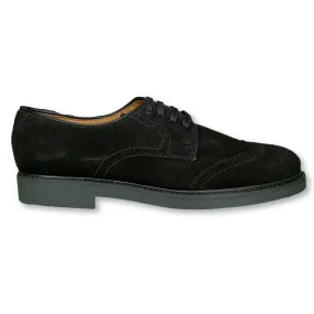 Beberlis Black Suede Wingtip Oxford