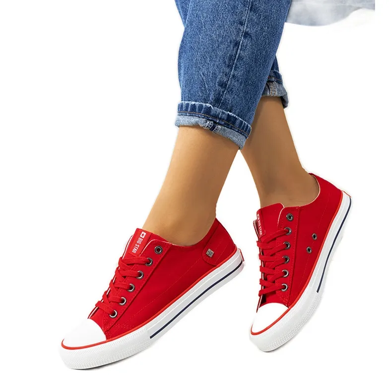 Big Star Red classic sneakers DD274339