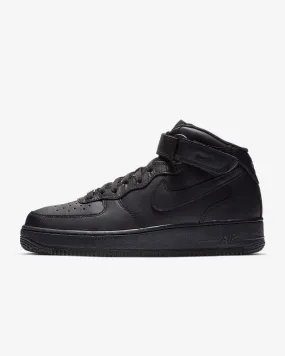 Black AF1 Mid - Mens 8.5 - Custom Order - Invoice 1 of 2