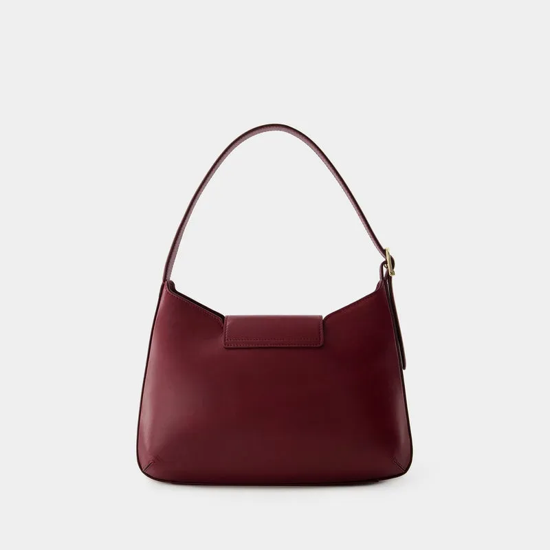 Bobo Shoulder Bag - Rouje - Leather - Burgundy