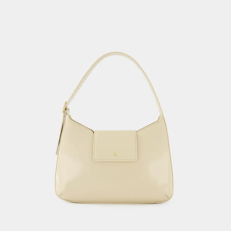 Bobo Shoulder Bag - Rouje - Leather - Cream