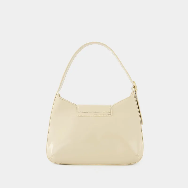 Bobo Shoulder Bag - Rouje - Leather - Cream