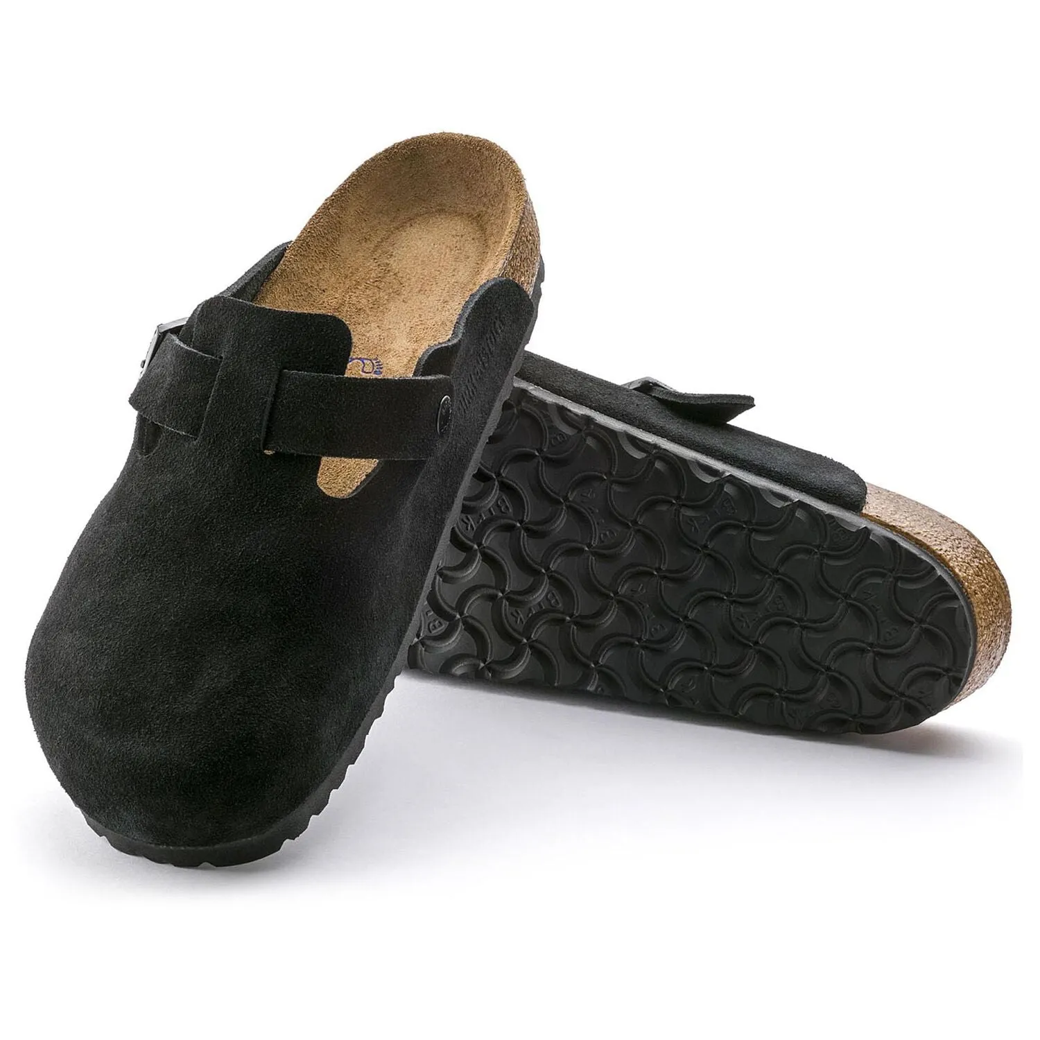 Boston | Soft Footbed | Suede | Black