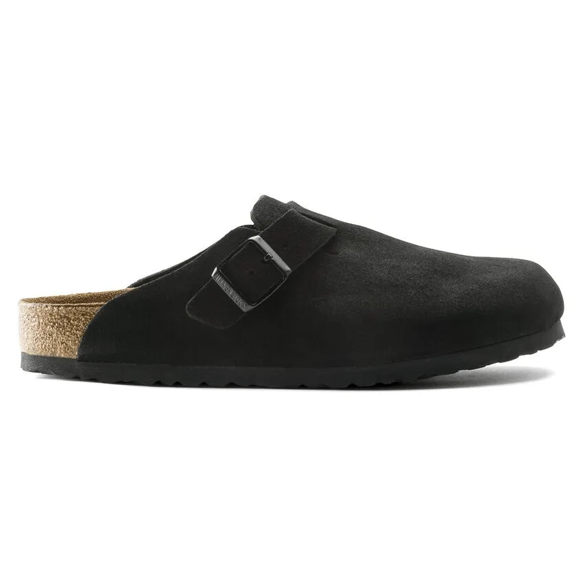 Boston | Soft Footbed | Suede | Black