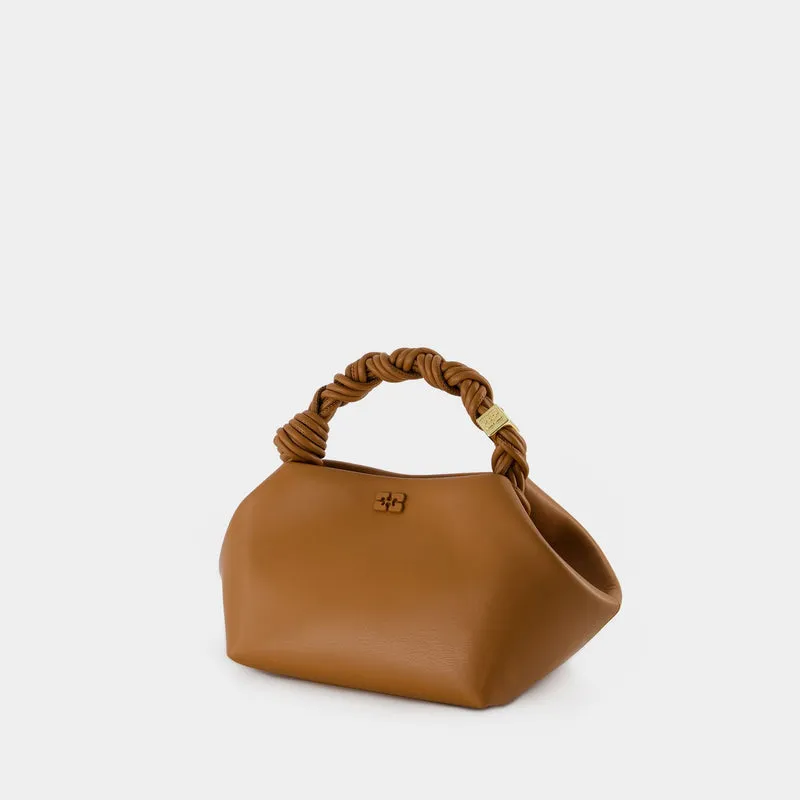 Bou Crossbody bag - Ganni - Leather - Brown