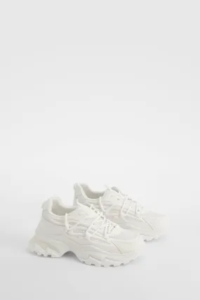 Chunky Sole Sporty Sneakers