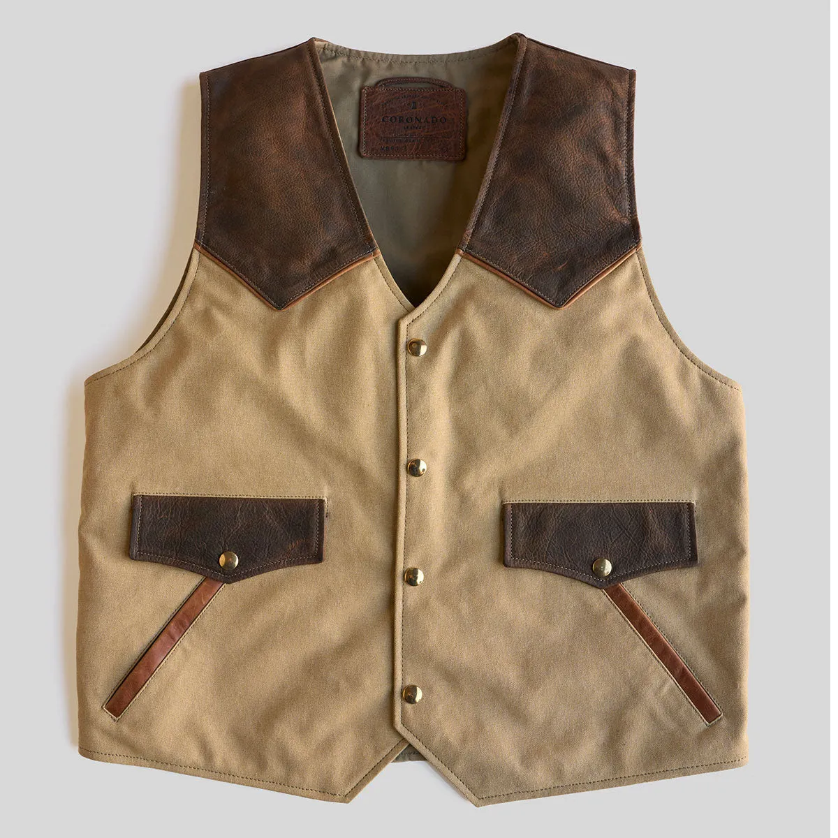 Circle-C Ranch-Tan Vest | L.E. x 60