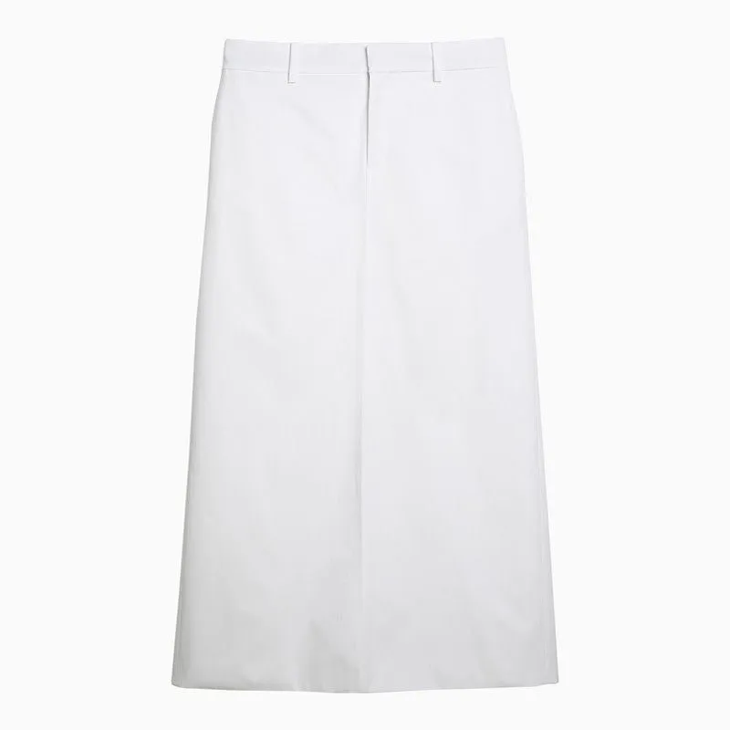 COMPACT POPELINE SKIRT