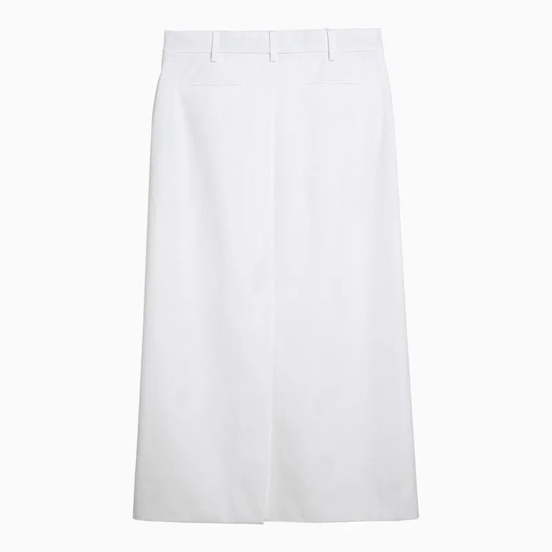 COMPACT POPELINE SKIRT