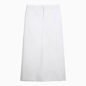 COMPACT POPELINE SKIRT