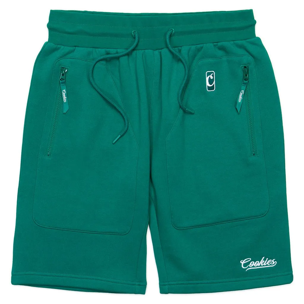 Cookies Pack Talk Fleece Paneled Shorts