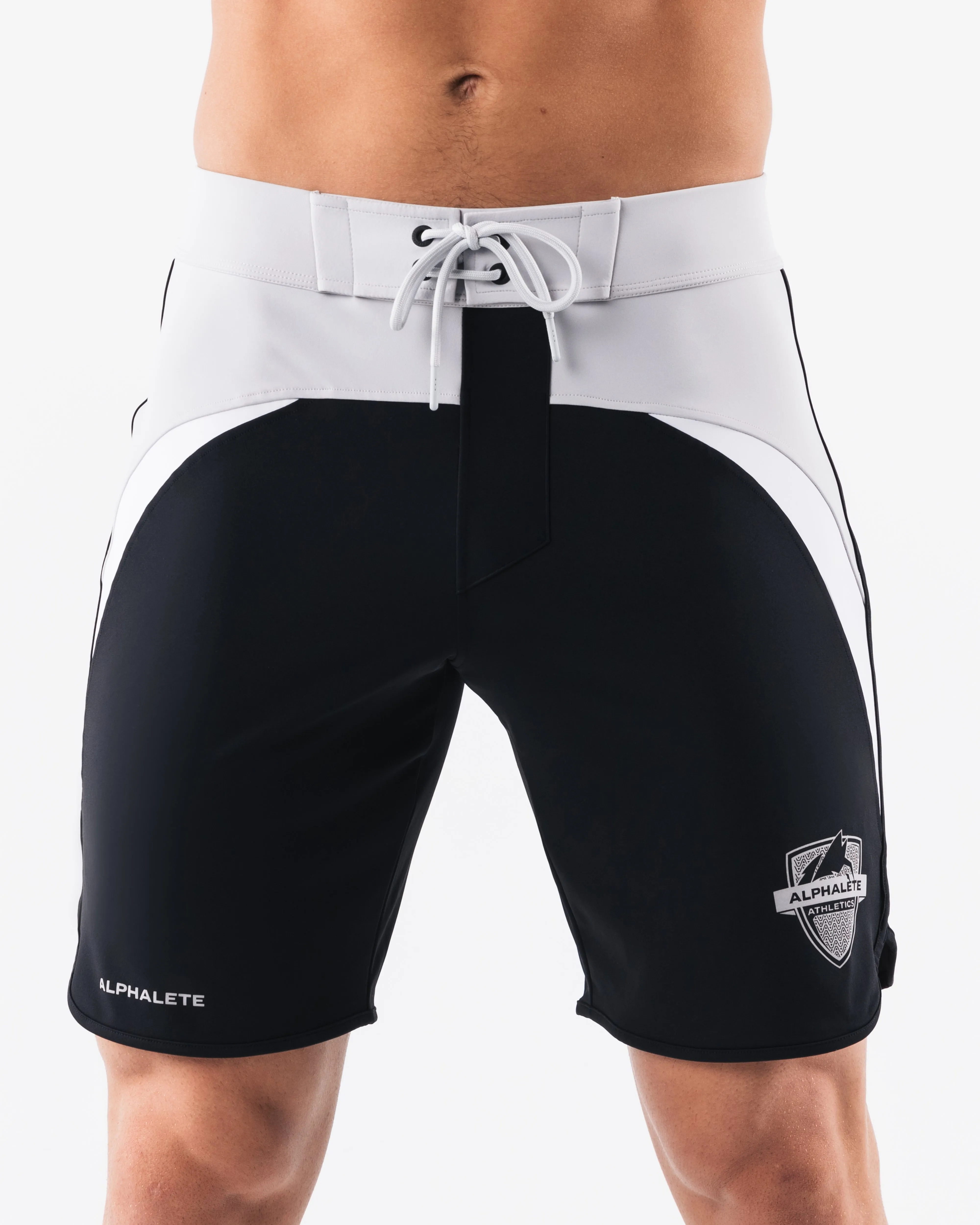 Crescent Boardshort - Black Coin