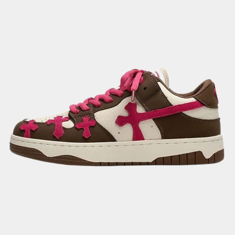 Cross | Red and Brown Sneakers