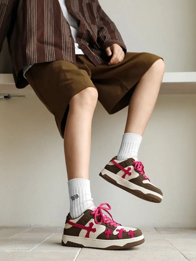 Cross | Red and Brown Sneakers