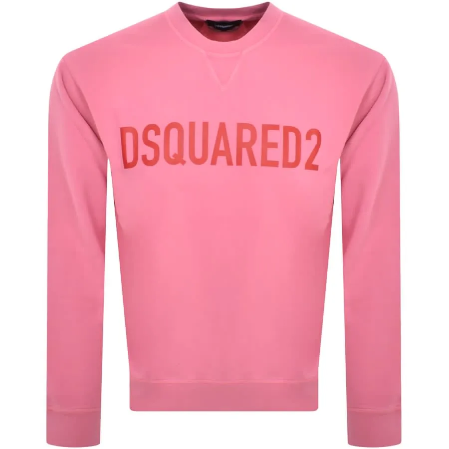 DSQUARED2 Logo Sweatshirt Pink