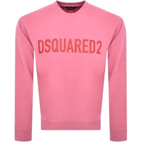 DSQUARED2 Logo Sweatshirt Pink