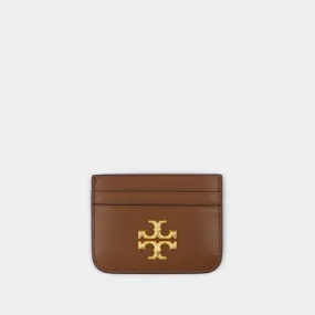 Eleanor Card Case in brown leather