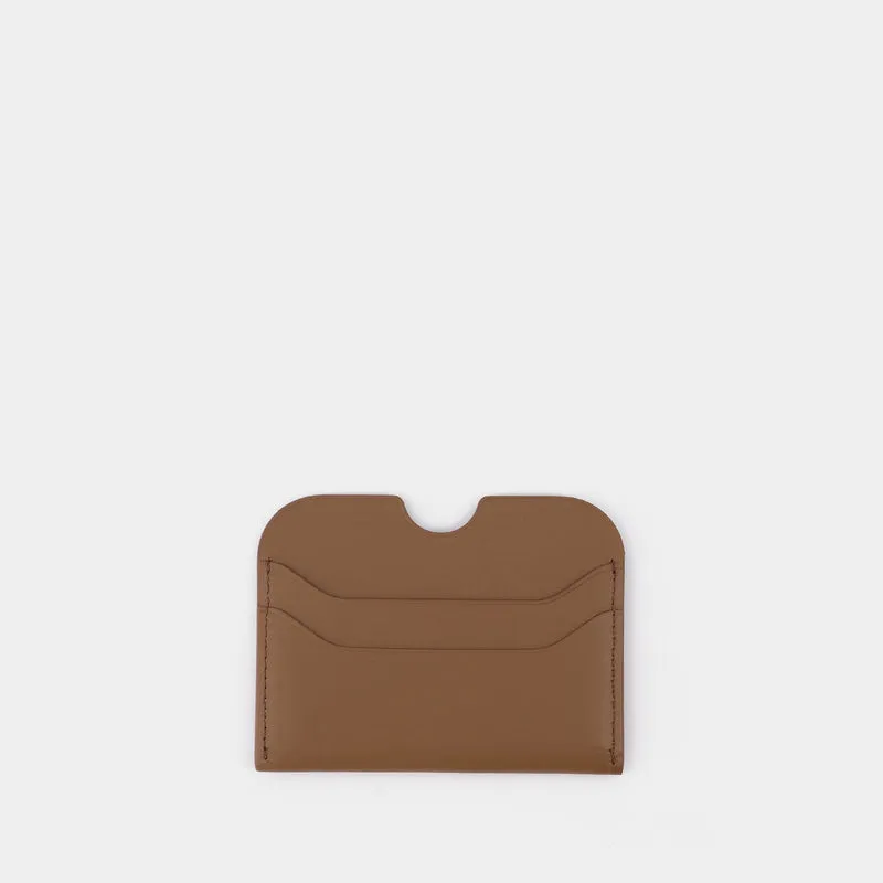 Elmas Large Cardholder in Brown Leather