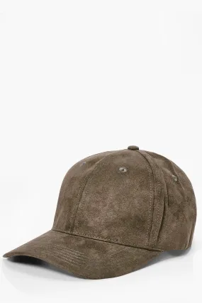 Faux Suede Cap