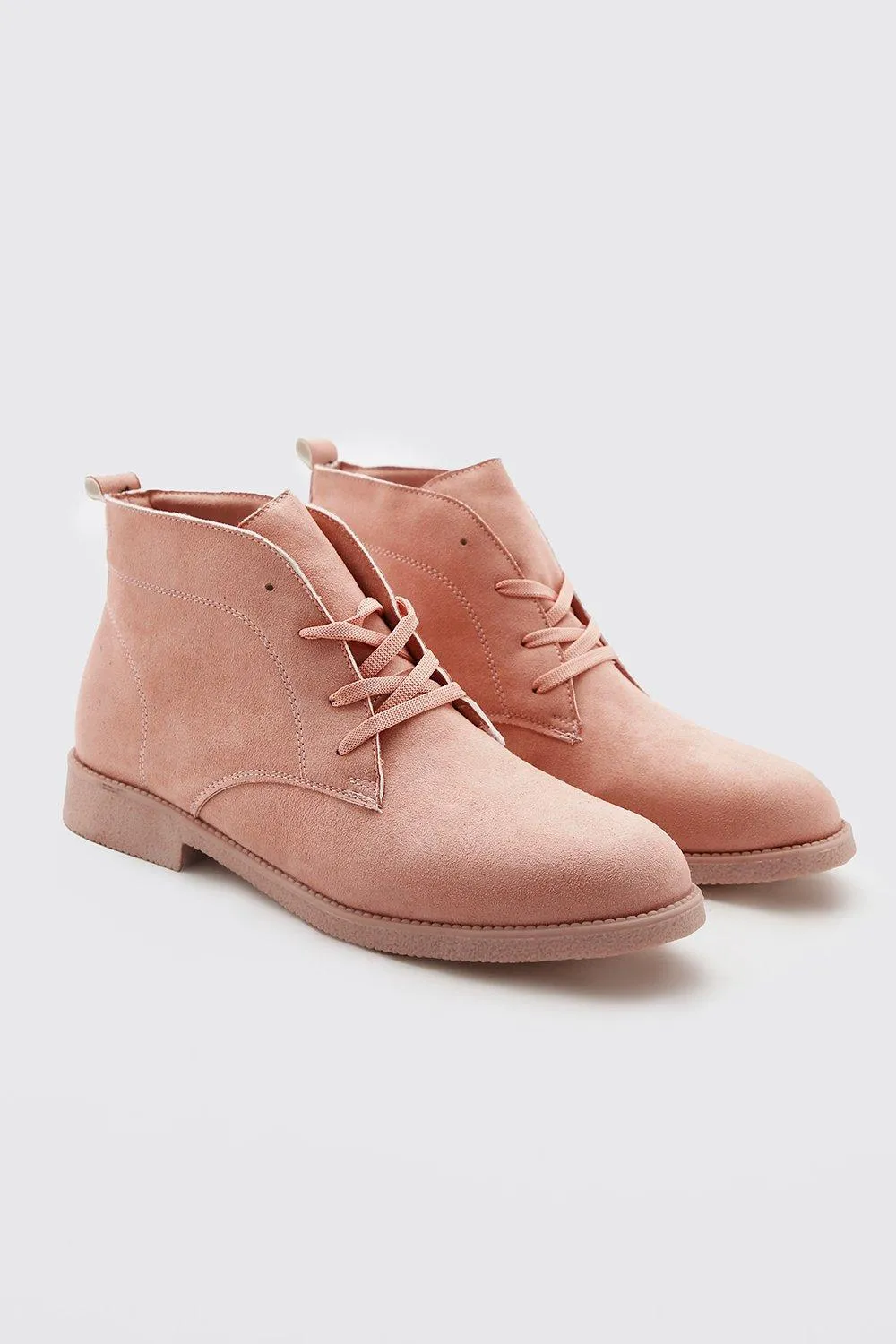 Faux Suede Desert Boots