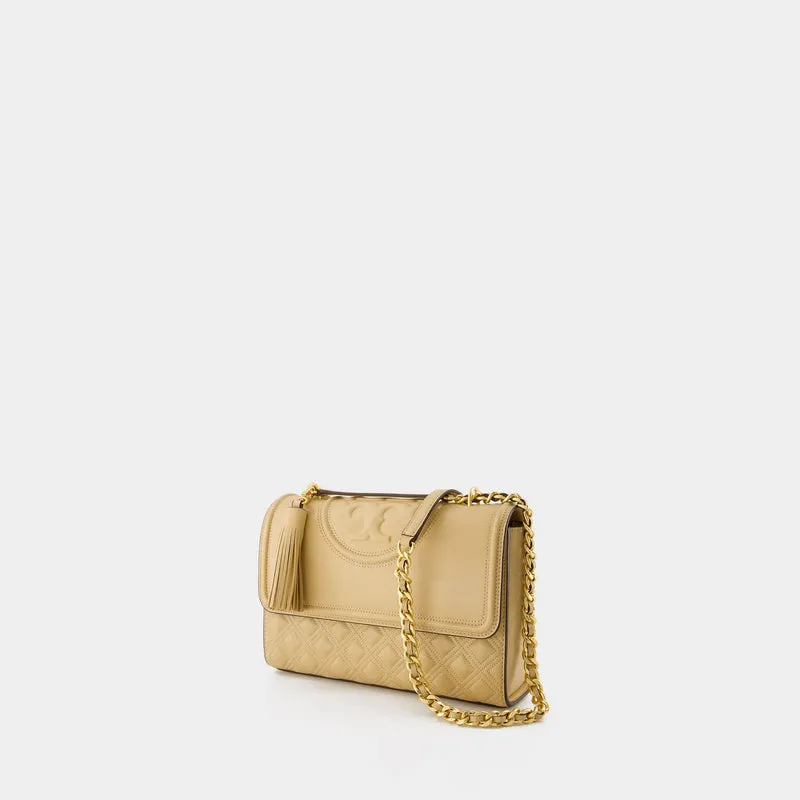 Fleming Convertible Bag - Tory Burch - Leather - Brown