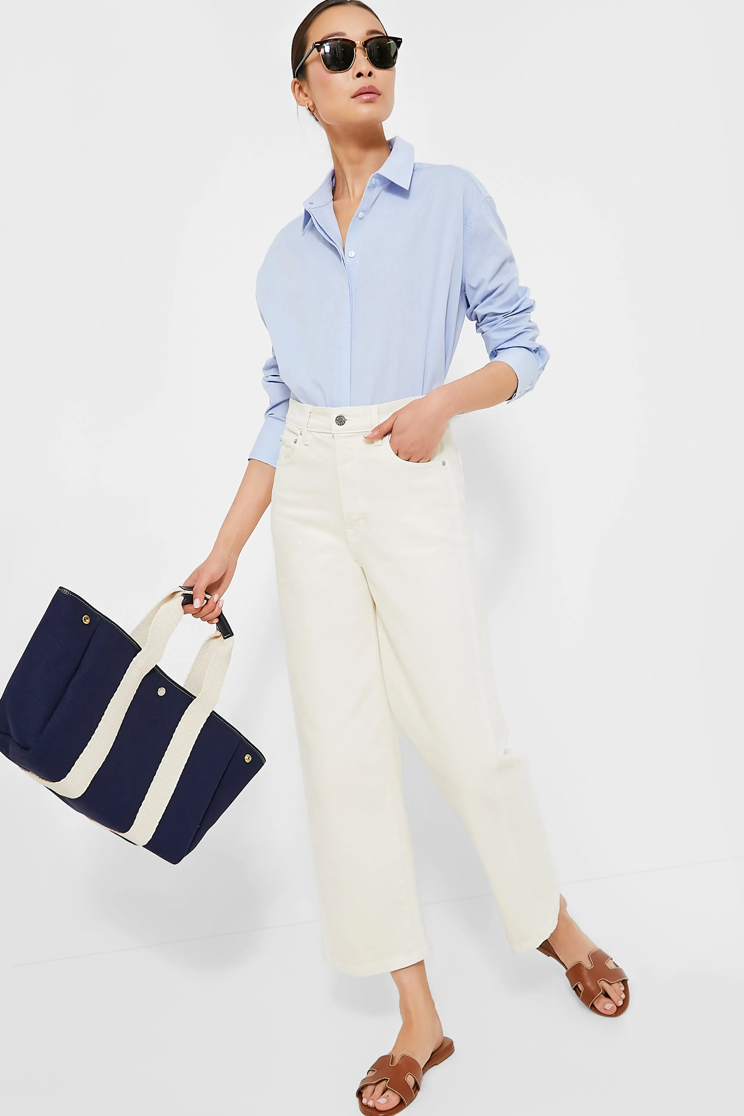 French Blue Nadine Boyfriend Button Down