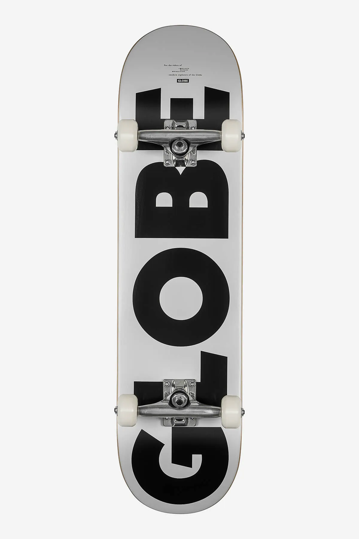 G0 Fubar - White/Black - 8.0 Complete Skateboard