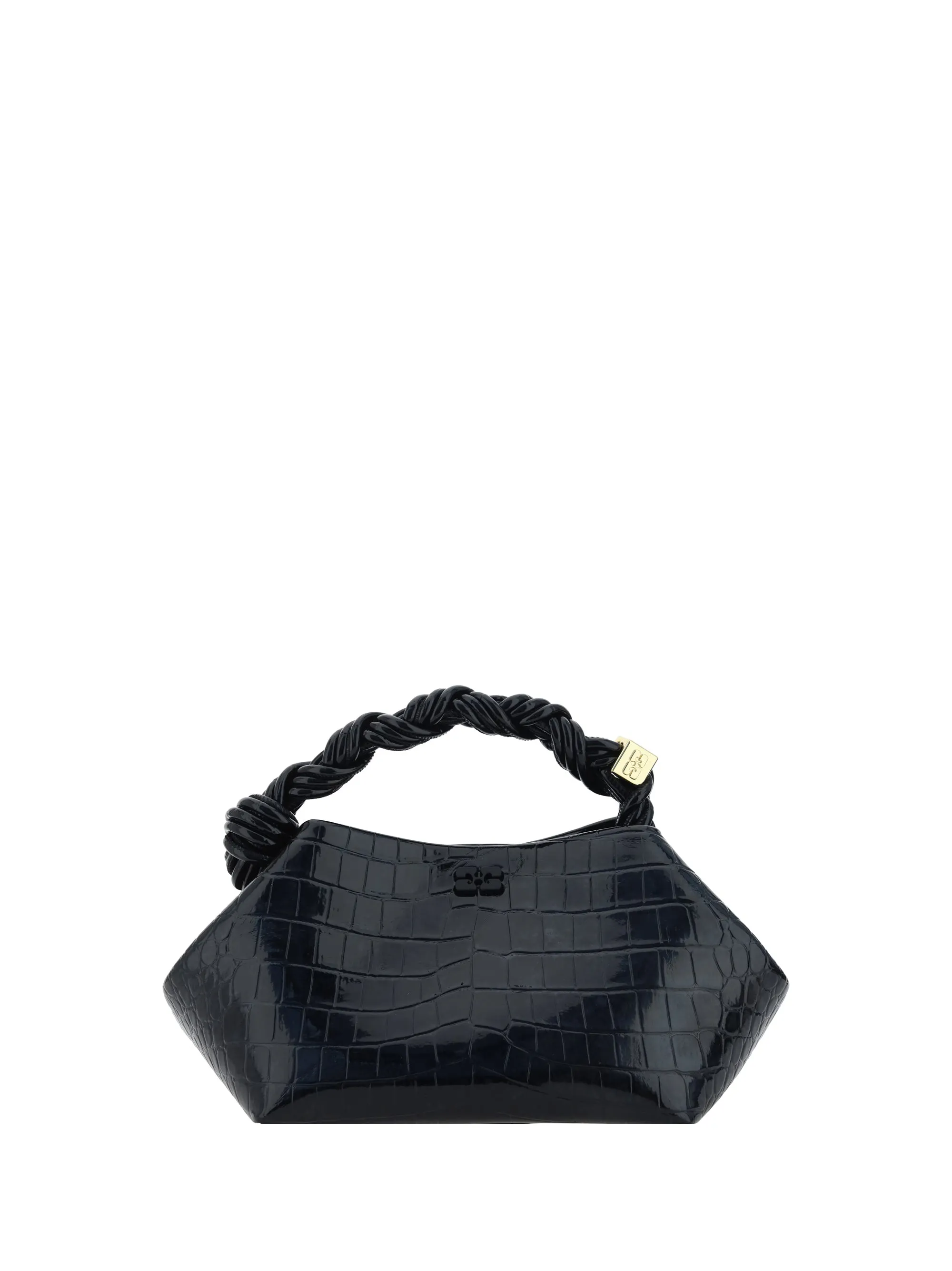 GANNI BOU BAG SMALL PATENT CROCO