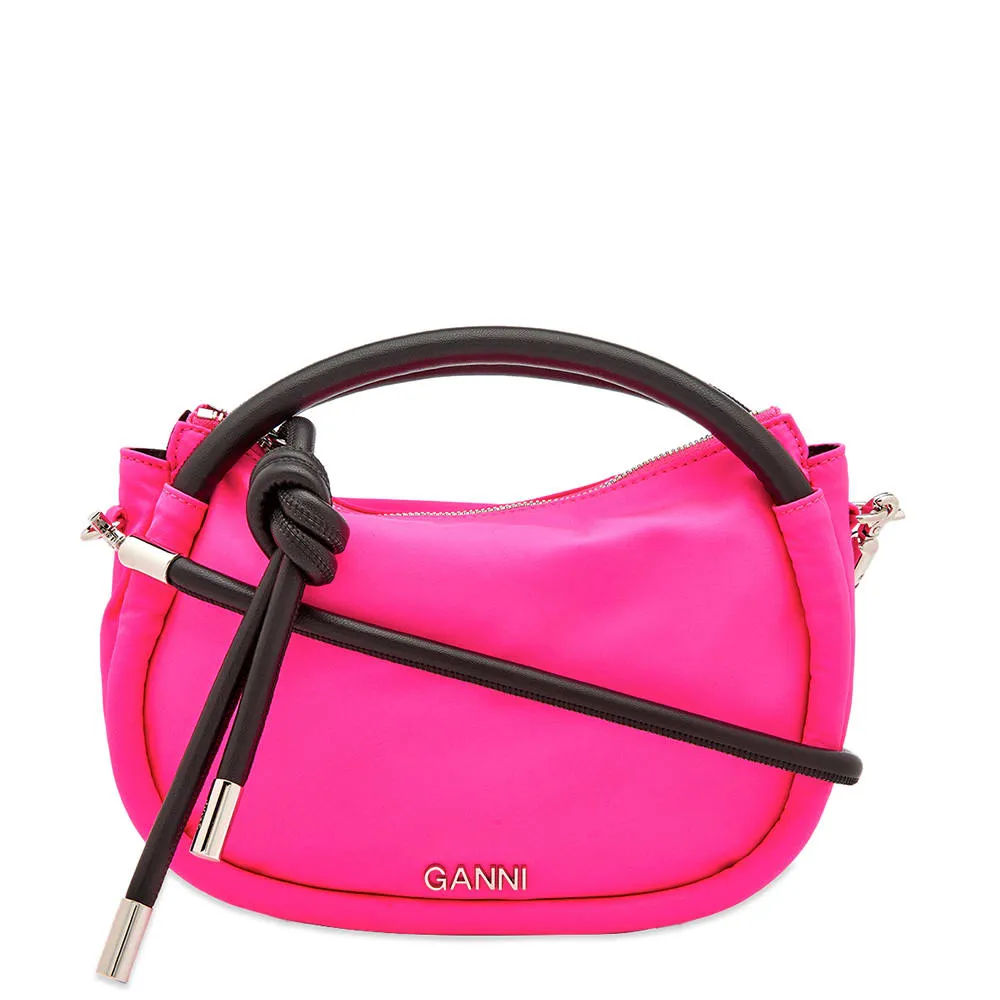 GANNI Knot Mini BagSugar Plum